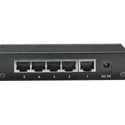 Intellinet 5-Port 10/100 Desktop Switch, Metal Housing