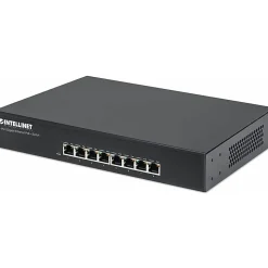 Intellinet 8-Port Gigabit Ethernet PoE+ Switch, 8x PoE ports, IEEE 802.3at/af Power-over-Ethernet (PoE+/PoE), Endspan, Desktop, Box - 560641