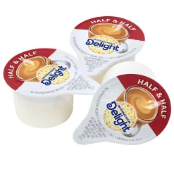 International Delight Half-And-Half Liquid Coffee Creamer, Original Flavor, 0.4 Oz Single Serve x 192