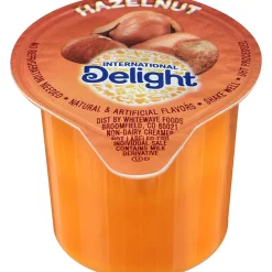 International Delight Liquid Coffee Creamer, Hazelnut Flavor, 0.987 Oz, Carton Of 192