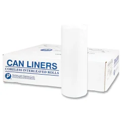 Interplast Group High Density Commercial Can Liner Value Pack, 33 gal, 0.55 mil, 14 mic, 33