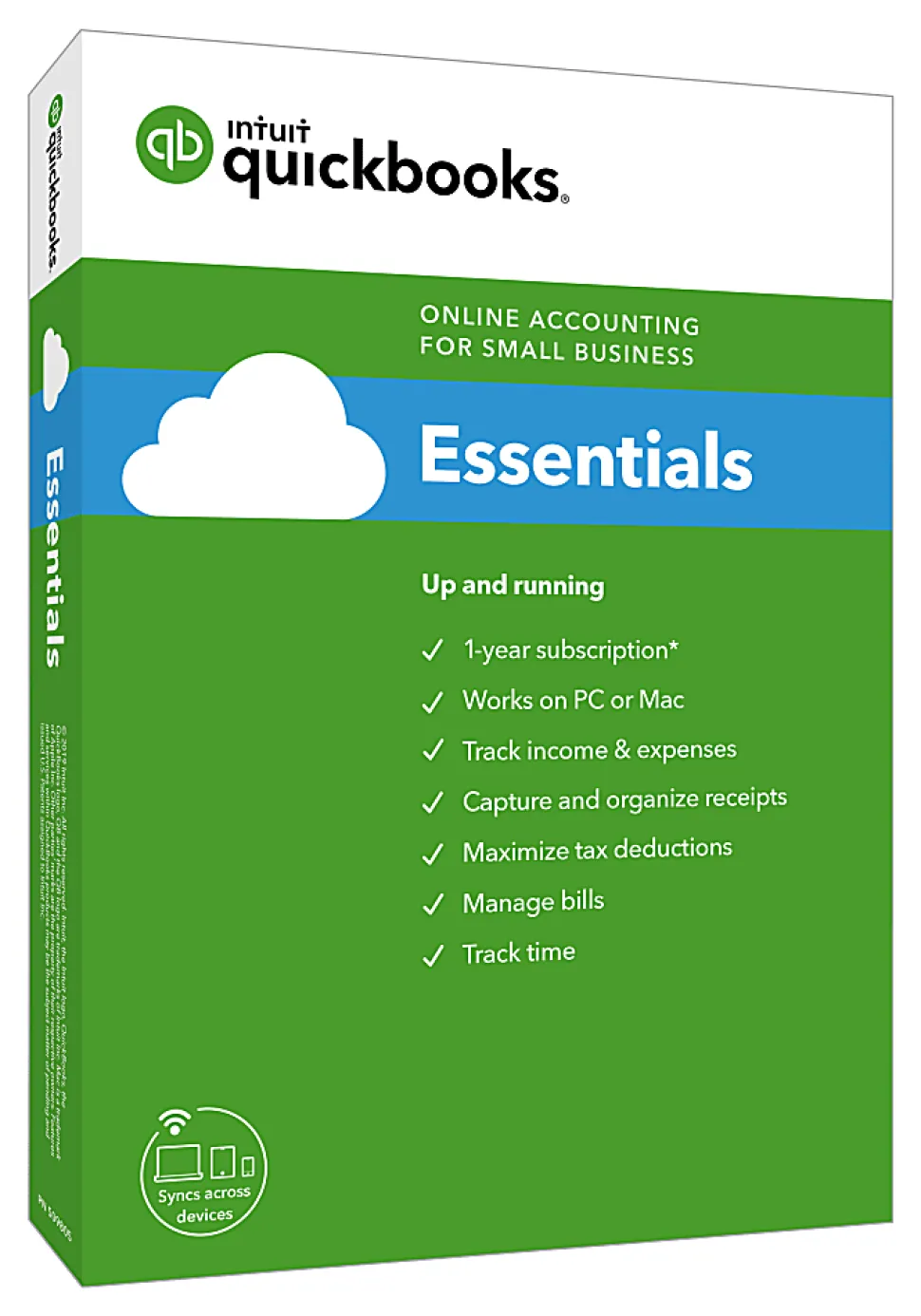 Intuit® QuickBooks® Online Essentials 2019, For PC/Mac®, 1-Year Subscription, Download