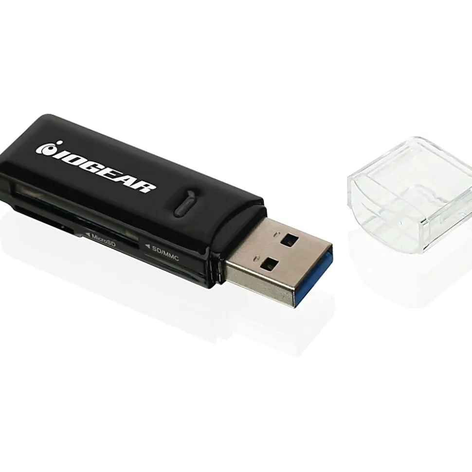 IOGEAR Compact USB 3.0 SDXC/MicroSDXC Card Reader/Writer -