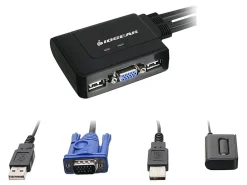 IOGEAR GCS22DPKIT - KVM switch - 2 x KVM port(s) - 1 local user - desktop