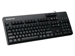 IOGEAR Integrated Keyboard/CAC Reader -USB 2.0 Type A Interface - 104 Key(s) - GKBSR202TAA