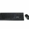 IOGEAR Long range wireless keyboard and mouse combo - USB Wireless RF - USB Wireless RF Mouse - AAA, AA - Compatible with Computer  - GKM552RB
