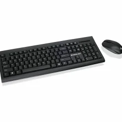 IOGEAR Long range wireless keyboard and mouse combo - USB Wireless RF - USB Wireless RF Mouse - AAA, AA - Compatible with Computer - GKM552RB