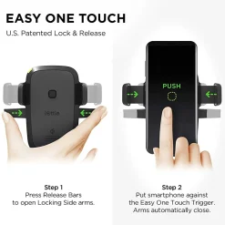 iOttie Easy One Touch Air Vent Mount For Qi-enabled Smartphones, Black, HLCRIO135