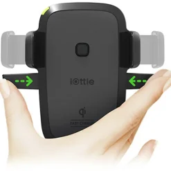 iOttie Easy One Touch Air Vent Mount For Qi-enabled Smartphones, Black, HLCRIO135