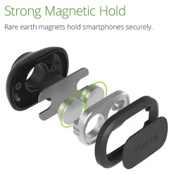 iOttie iTap 2 Magnetic Dashboard And Windshield Mount, Black, HLCRIO156