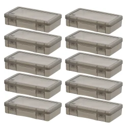 Iris Box, 1 Qt, Gray, Pack Of 10 Boxes