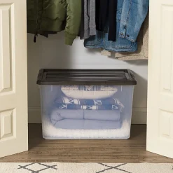 Iris Box, 144 Qt, Gray, Pack Of 3 Boxes