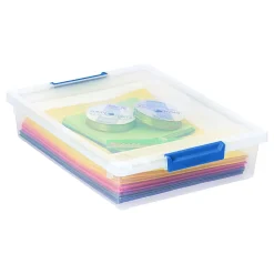 Iris Clip Box, 5.5 Qt, Clear, Pack Of 4 Boxes