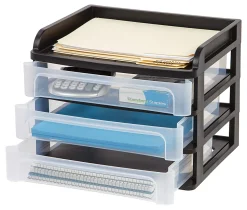 IRIS® 3-Drawer Medium Desktop Storage, 11 1/4