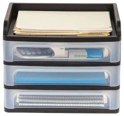 IRIS® 3-Drawer Medium Desktop Storage, 11 1/4