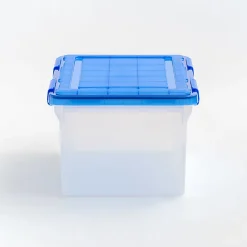 Iris® Element-Resistant Ultimate Storage Box, Letter/Legal, 8 Gallon, 20-1/8”L x 16-3/16”W x 14-1/4”H, Clear