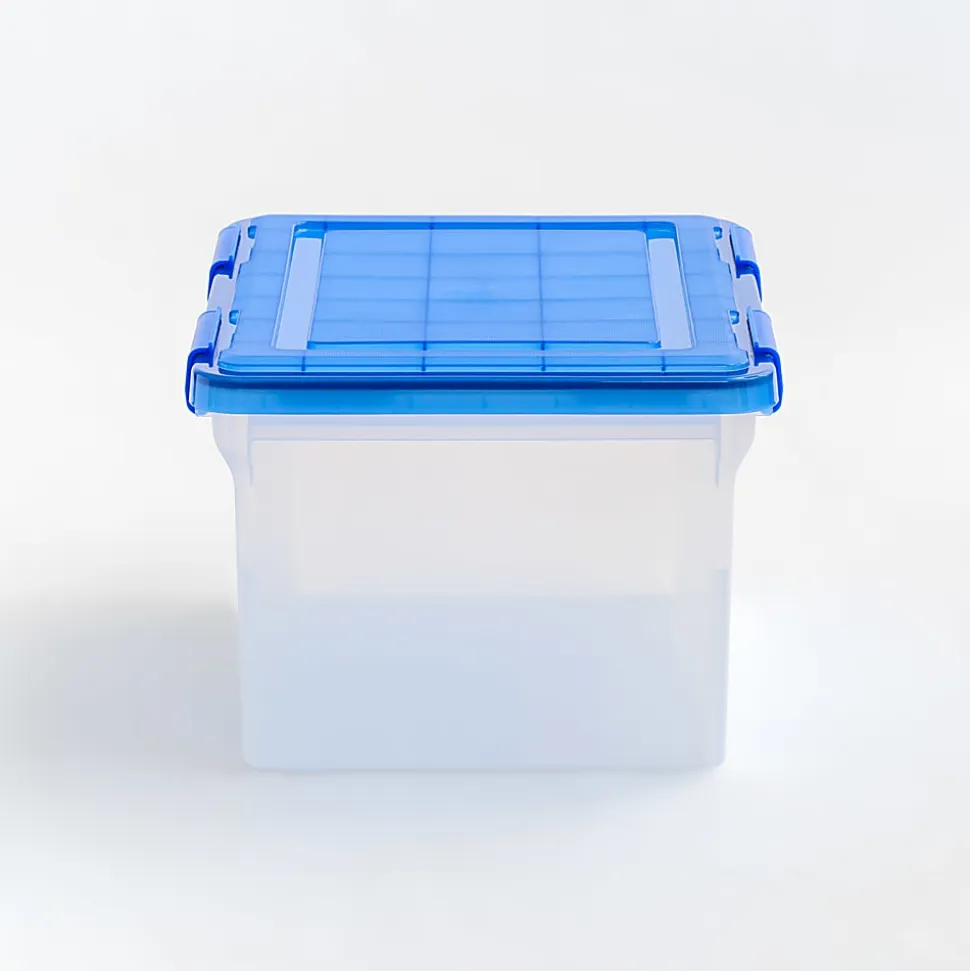 Iris® Element-Resistant Ultimate Storage Box, Letter/Legal, 8 Gallon, 20-1/8”L x 16-3/16”W x 14-1/4”H, Clear