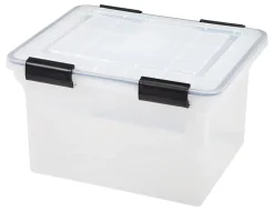 IRIS Letter and Legal Size WEATHERTIGHT File Box, 10 7/8