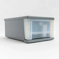 Iris® Stackable Storage Bins With Drawers, 5-13/16