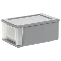 Iris® Stackable Storage Bins With Drawers, 5-13/16