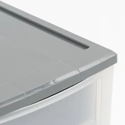 Iris® Stackable Storage Bins With Drawers, 5-13/16