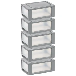 Iris® Stackable Storage Bins With Drawers, 5-7/16