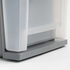 Iris® Stackable Storage Bin With Drawer, 5-13/16