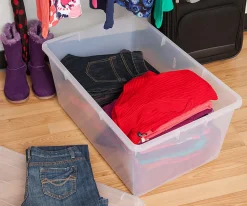 Iris® Storage Boxes With Lift-Off Lids, 26 1/10