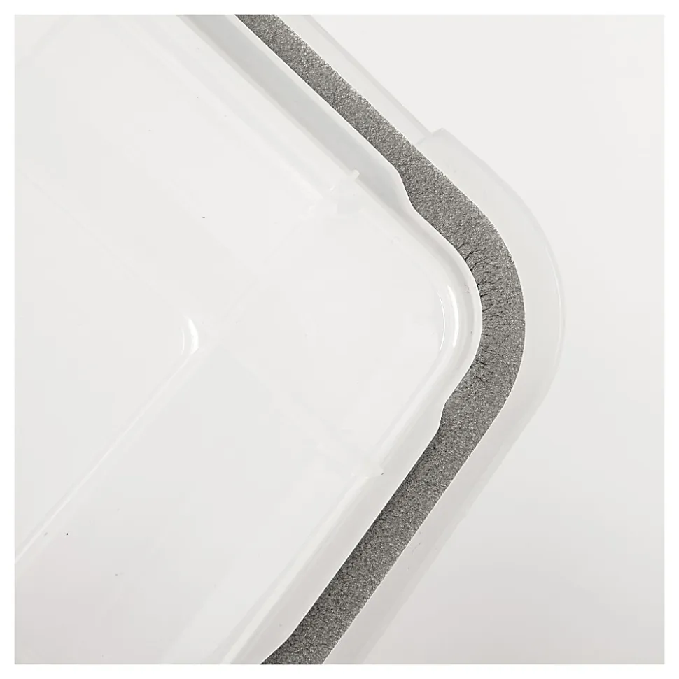IRIS® Weatherpro® Plastic Storage Container With Latch Lid, 14 1/2" x 17 3/4" x 23 5/8", Clear
