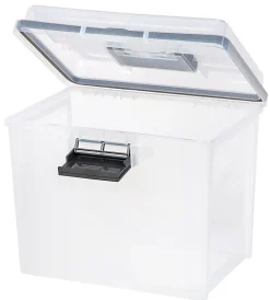 Iris® Weathertight® Mobile Storage File Box, 11 1/2