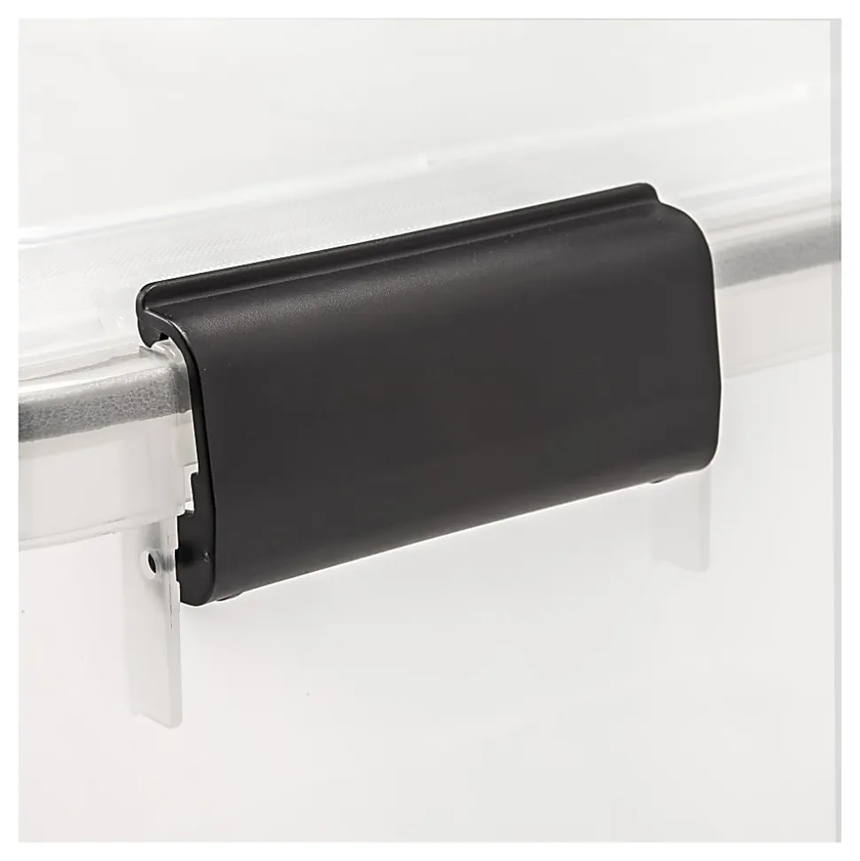 IRIS® Weathertight® Plastic Storage Container With Latch Lid, 18 3/4" x 17 3/4" x 23 5/8", Clear