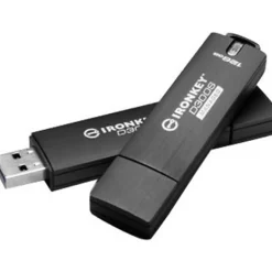 IronKey 128GB D300SM USB 3.1 Flash Drive - 128 GB - USB 3.1 - 256-bit AES - TAA Compliant