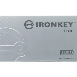 IronKey 128GB D300SM USB 3.1 Flash Drive - 128 GB - USB 3.1 - 256-bit AES - TAA Compliant