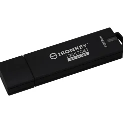 IronKey 128GB D300SM USB 3.1 Flash Drive - 128 GB - USB 3.1 - 256-bit AES - TAA Compliant