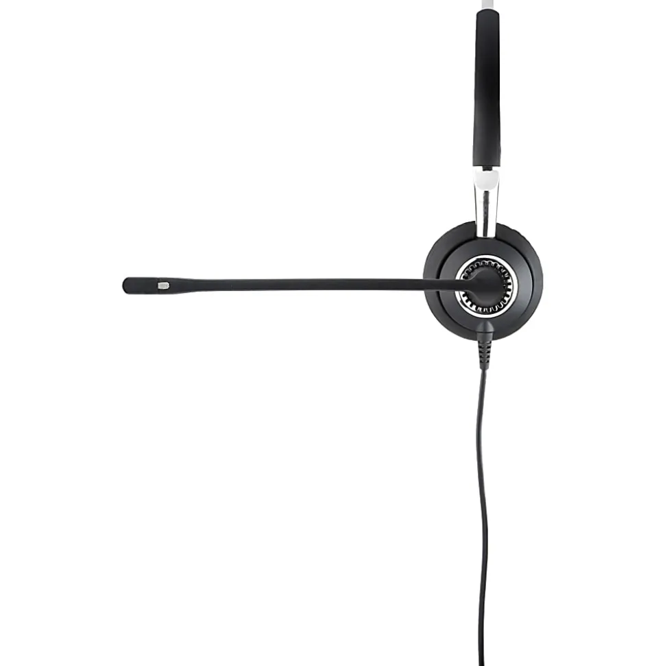 Jabra BIZ 2400 II Wired Duo Headset, Stereo, Quick Disconnect, Wired, 150 Hz to 6.80 kHz, Over-the-head, Binaural, Supra-aural, Noise Canceling