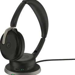 Jabra Evolve2 65 Flex Headset - Stereo - Wireless - Bluetooth - 98.4 ft - 20 Hz to 20 kHz - On-ear - Binaural - 2669999988901