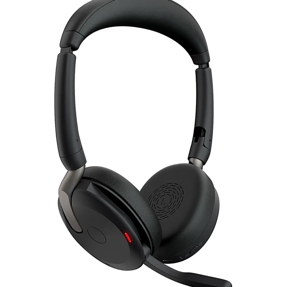 Jabra Evolve2 65 Flex Headset - Stereo - Wireless - Bluetooth - 98.4 ft - 20 Hz to 20 kHz - On-ear - Binaural - 2669999988901