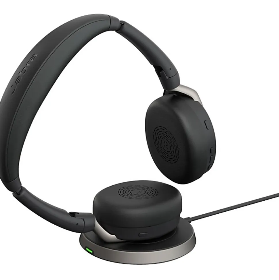 Jabra Evolve2 65 Flex Headset - Stereo - Wireless - Bluetooth - 98.4 ft - 20 Hz to 20 kHz - On-ear - Binaural - 2669998999901