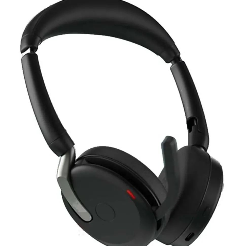 Jabra Evolve2 65 Flex Headset - Stereo - Wireless - Bluetooth - 98.4 ft - 20 Hz to 20 kHz - On-ear - Binaural - 2669998999901