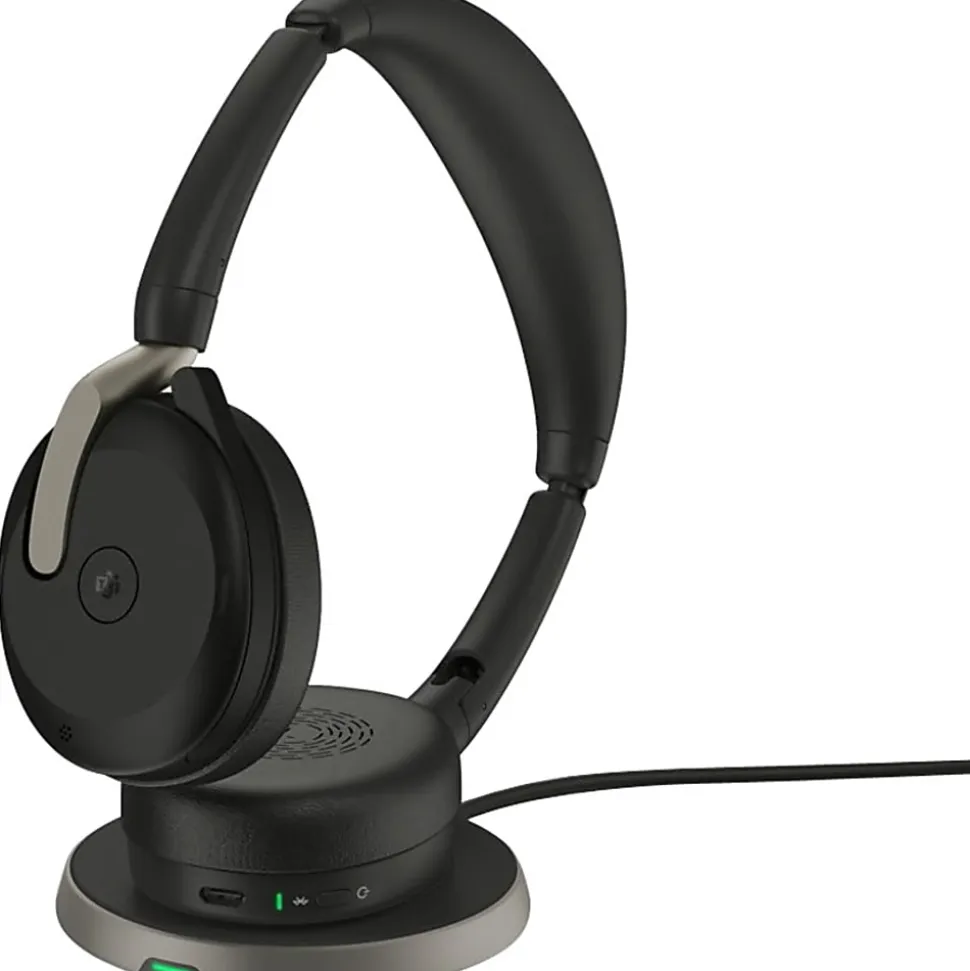 Jabra Evolve2 65 Flex Headset - Stereo - Wireless - Bluetooth - 98.4 ft - 20 Hz to 20 kHz - On-ear - Binaural - 2669998999901
