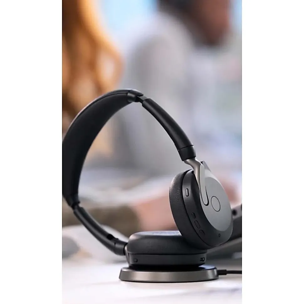 Jabra Evolve2 65 Flex Headset - Stereo - Wireless - Bluetooth - 98.4 ft - 20 Hz to 20 kHz - On-ear - Binaural - 2669998999901
