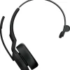Jabra Evolve2 55 Headset - Mono - Wireless - Bluetooth - 98.4 ft - 20 Hz to 20 kHz - On-ear - Monaural - 2559989998901