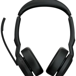 Jabra Evolve2 55 Headset - Stereo - Wireless - Bluetooth - 98.4 ft - 20 Hz to 20 kHz - On-ear - Binaural - 2559999998901