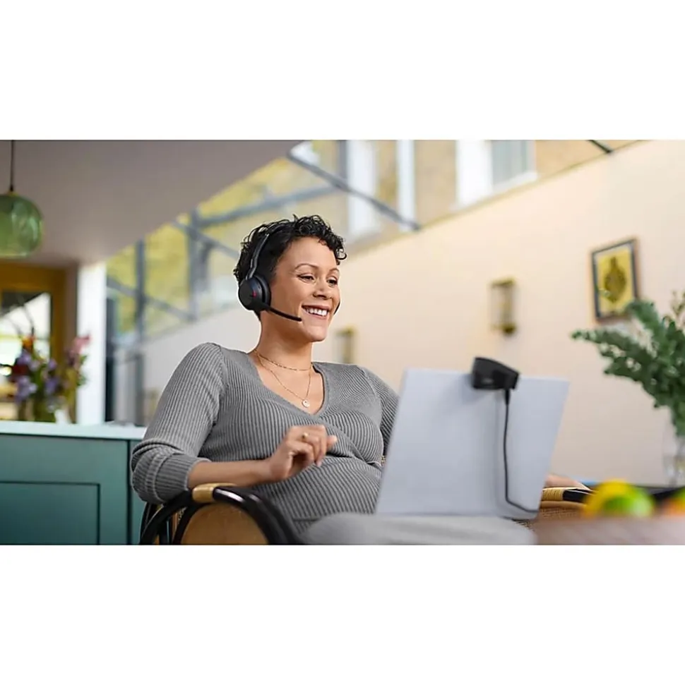 Jabra Evolve2 55 Headset - Stereo - Wireless - Bluetooth - 98.4 ft - 20 Hz to 20 kHz - On-ear - Binaural - 2559998989901