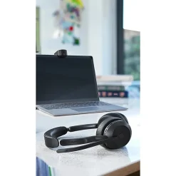 Jabra Evolve2 55 Headset - Stereo - Wireless - Bluetooth - 98.4 ft - 20 Hz to 20 kHz - On-ear - Binaural - 2559998989901