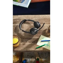 Jabra Evolve2 55 Headset - Stereo - Wireless - Bluetooth - 98.4 ft - 20 Hz to 20 kHz - On-ear - Binaural - 2559998989901