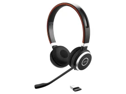 Jabra® Evolve 65 Microsoft® Lync Stereo Wireless Bluetooth® Over-The-Head Headphones