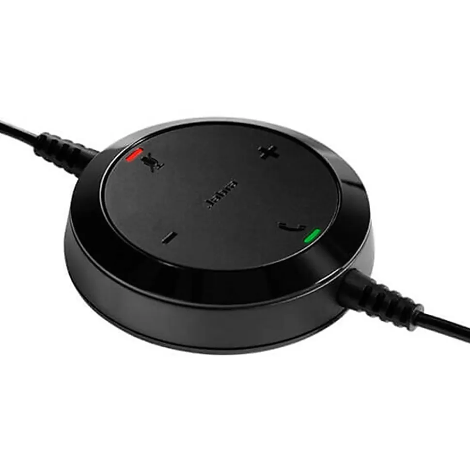 Jabra EVOLVE 20SE Headset - Stereo - USB - Wired - Over-the-head - Binaural - Supra-aural - Noise Canceling - Black