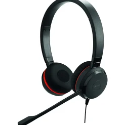Jabra EVOLVE 20SE Headset - Stereo - USB - Wired - Over-the-head - Binaural - Supra-aural - Noise Canceling - Black