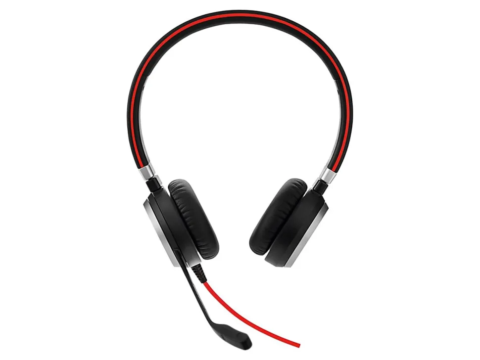 Jabra Evolve 40 Stereo - Headset - on-ear - wired - USB, 3.5 mm jack